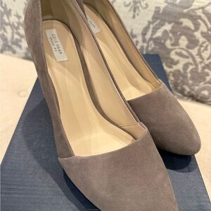 Cole Haan Women's Taupe Suede Heels
